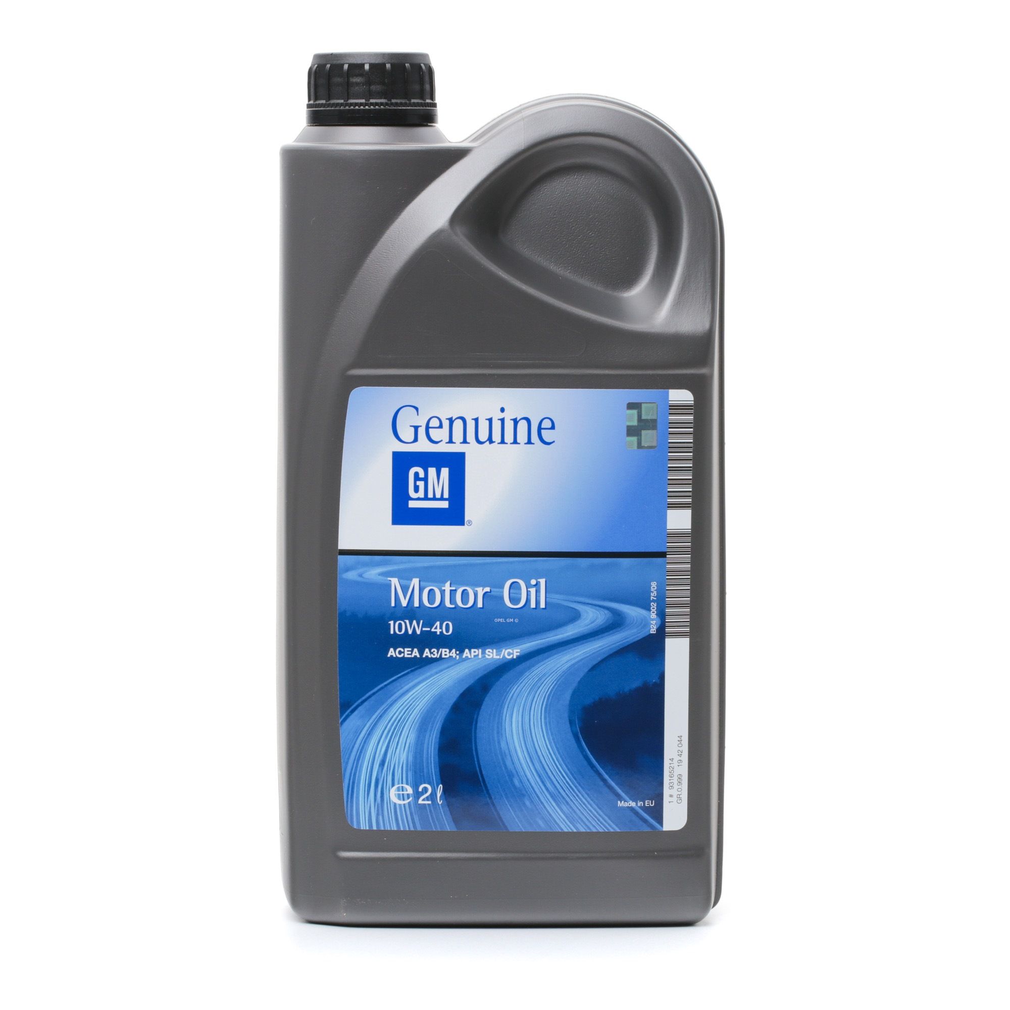 ORİJİNAL OPEL GM SEMI-SYNTHETIC 10W40 2 LİTRE MOTOR YAĞI (93165214)