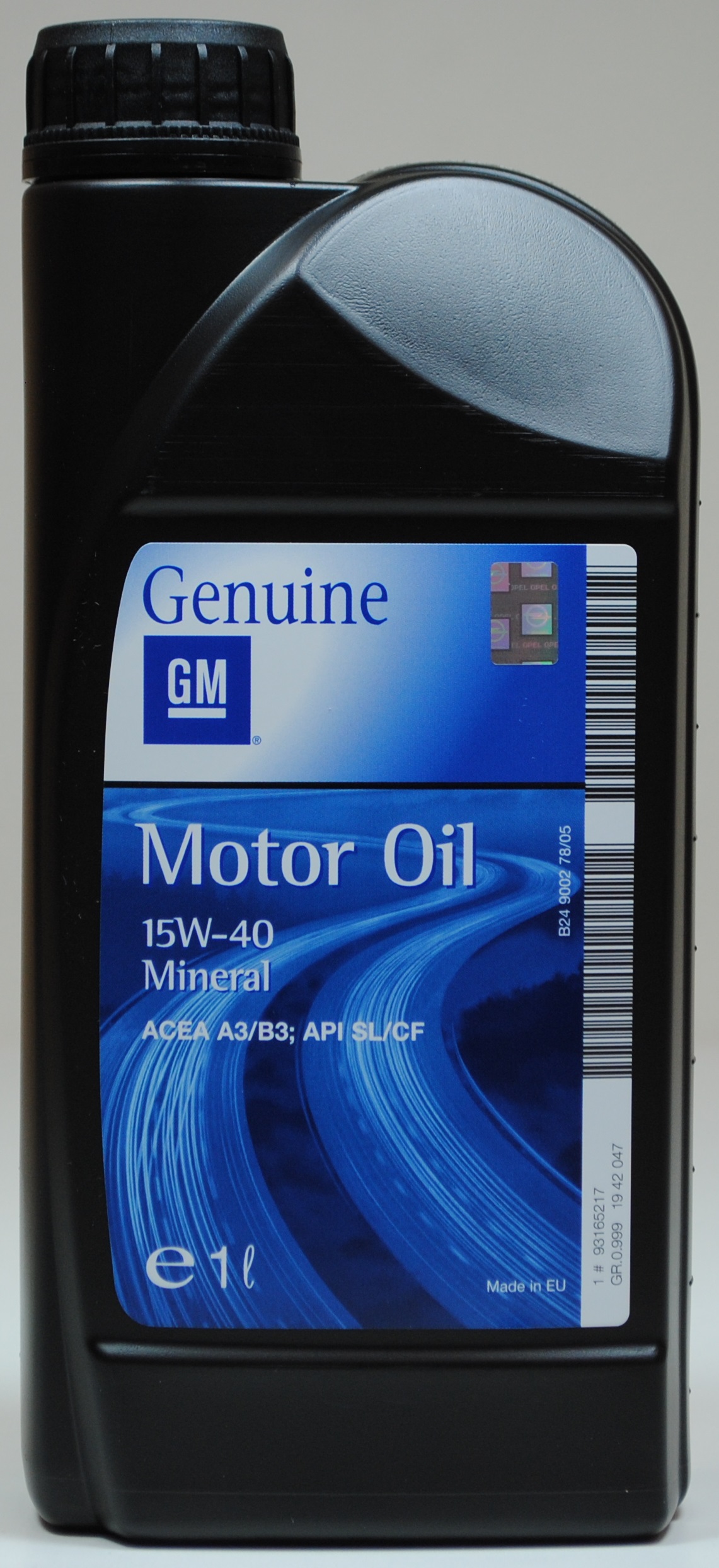 ORİJİNAL OPEL GM MINERAL SL / CF 15W40 1 LİTRE MOTOR YAĞI (93165217) 