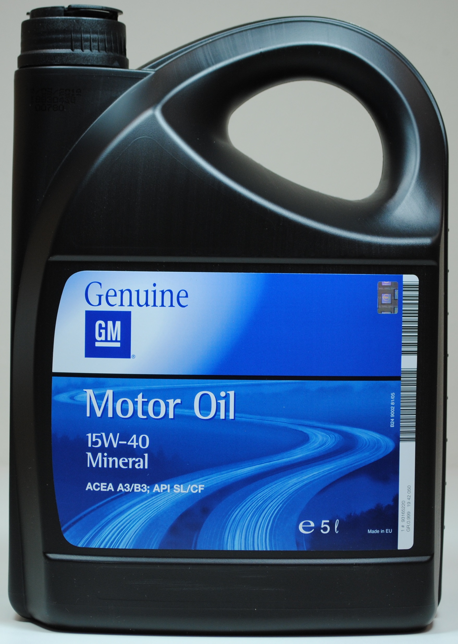 ORİJİNAL OPEL GM MINERAL SL / CF 15W40 5 LİTRE MOTOR YAĞI (93165220)